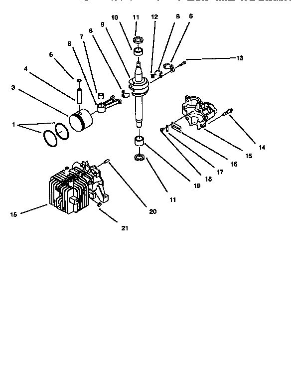 Engine Assembly 4 Diagram and Parts List for 10201 5900001 TO 5999999 Lawn Boy Lawn Mower